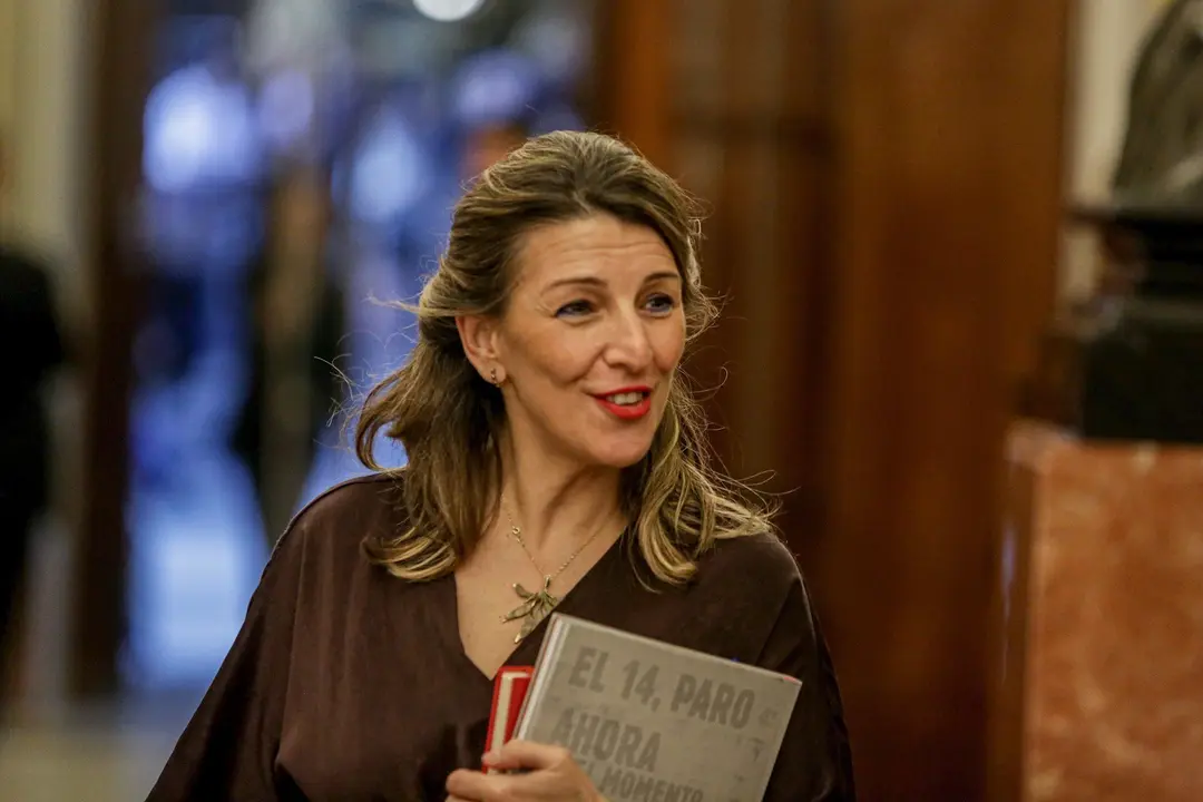 La ministra de Trabajo y Econom&iacute;a Social, Yolanda D&iacute;az