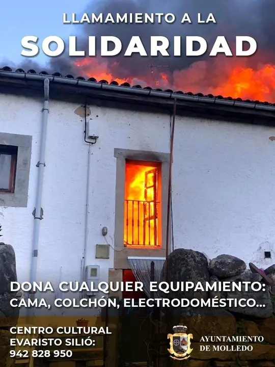 incendio molledo