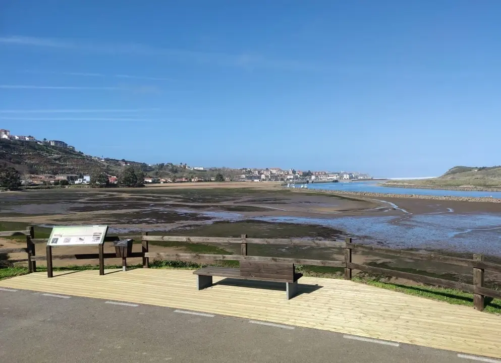 Mirador de la senda ciclable de Suances