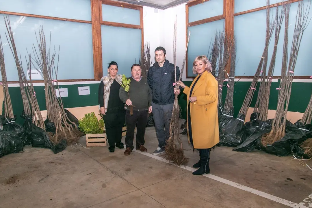 Reparto de &aacute;rboles en Polanco