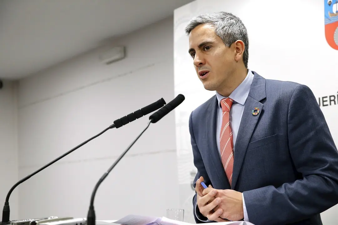 Sala Griega, Palacio De Festivales   El Vicepresidente Y Consejero De Universidades, Igualdad, Cultura Y Deporte, Pablo Zuloaga, Informa, En Rueda De Prensa, De Los Acuerdos Del Consejo De Gobierno.  13 Feb 20