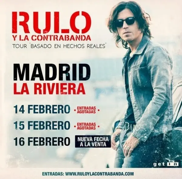 Rulo y La Contrabanda empezar&aacute;n gira con tres conciertos consecutivos en Madrid