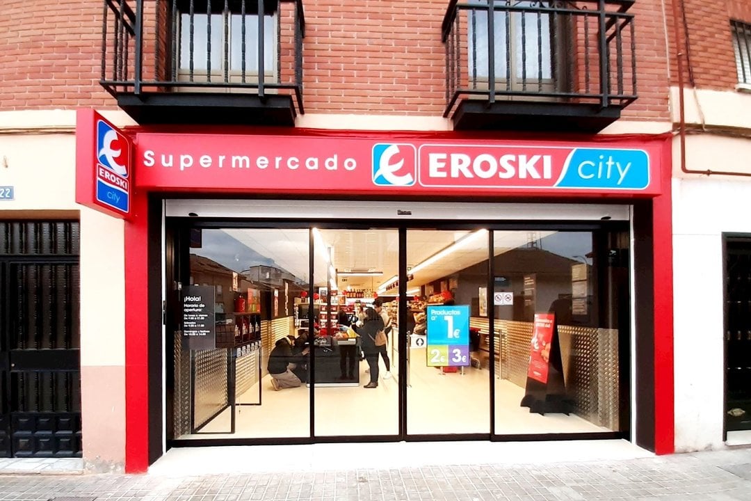 Supermercado Eroski en Paracuellos del Jarama, en Madrid.