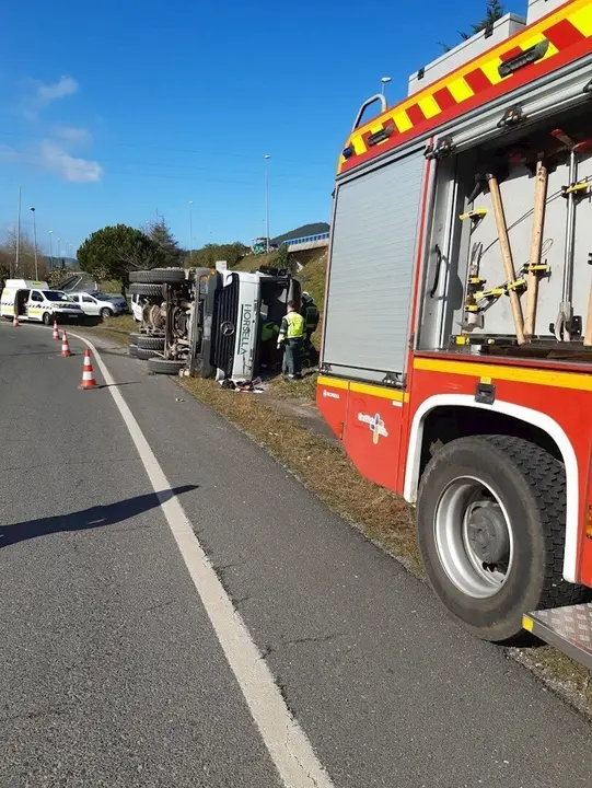 Accidente hormigonera