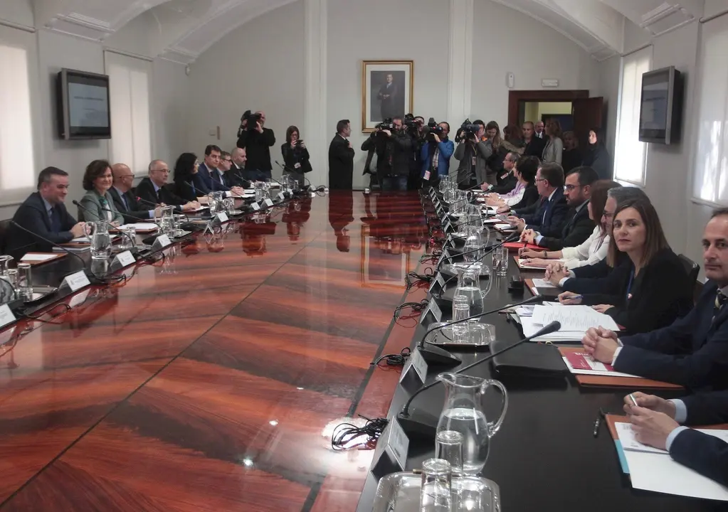 La consejera de Presidencia, Paula Fern&aacute;ndez, en la Conferencia Sectorial para Asuntos de la Seguridad Nacional