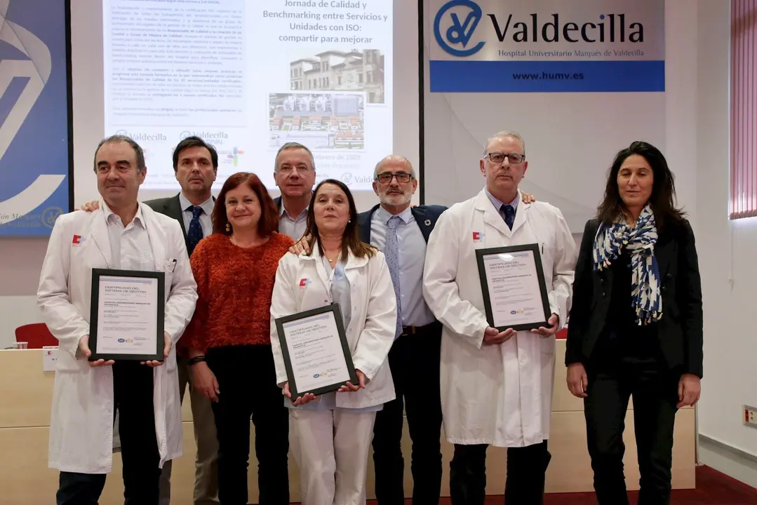 Certificaciones de calidad ISO para Valdecilla