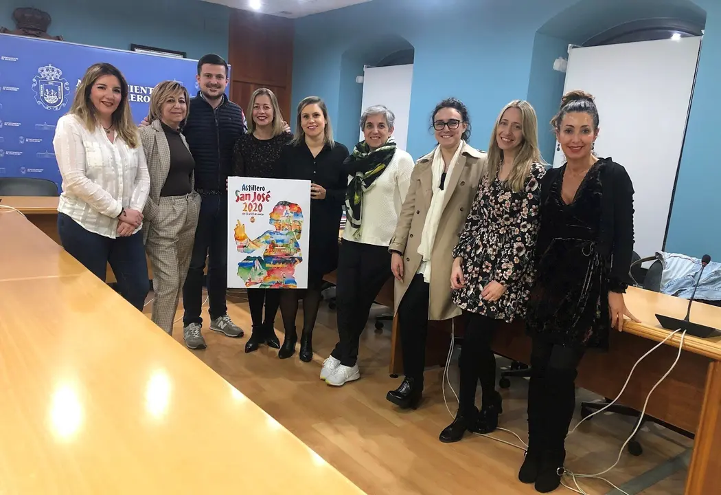 Cartel ganador fiestas San Jos&eacute; 2020 de Astillero