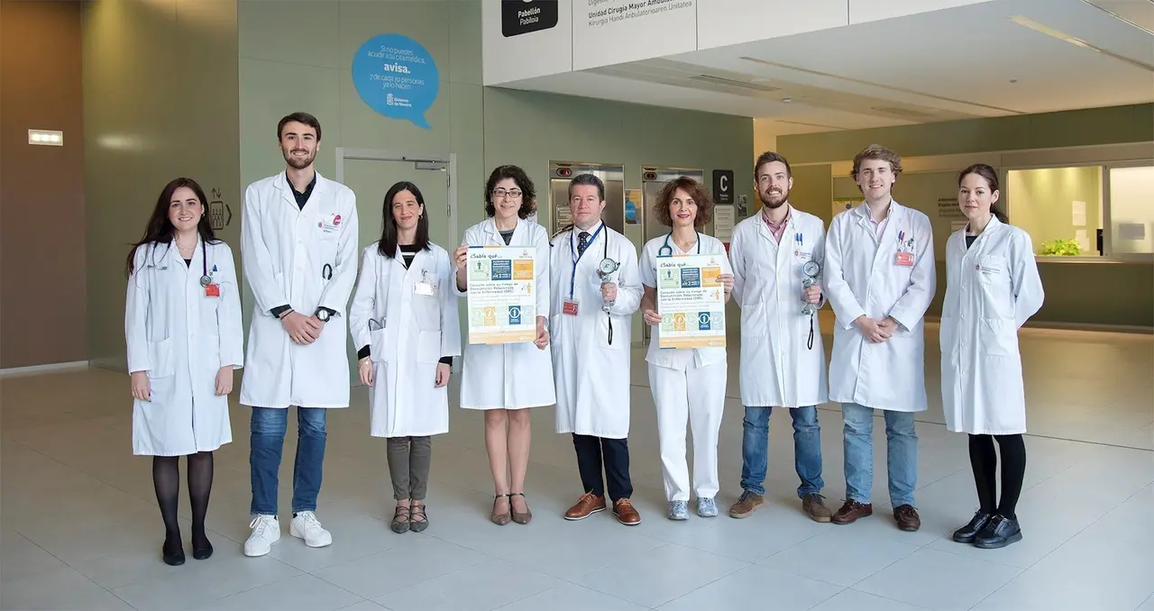 Equipo SeDREno2 Complejo Hospitalario de Navarra: Isabel Escuer, Joaqu&iacute;n de Carlos, Amelia Mar&iacute;, Estrella Petrina, Henry Rend&oacute;n, Ana Zugasti, Javier Garc&iacute;a, Juan Zubir&iacute;a, Sonsoles Botella.
