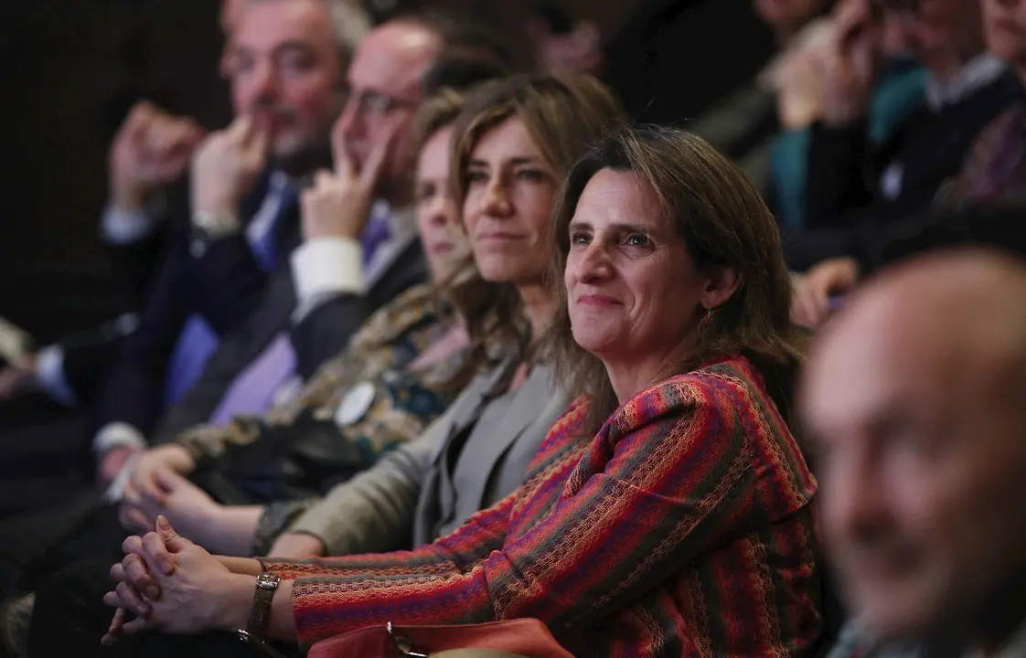 La vicepresidenta cuarta y ministra para la Transici&oacute;n Ecol&oacute;gica y el Reto Demogr&aacute;fico, Teresa Ribera, durante la clausura el 2&ordm; Encuentro Estatal de Emprendedor@s Ruraltivity, organizado por la Federaci&oacute;n de Asociaciones de Mujeres Rurales (FADEMUR)