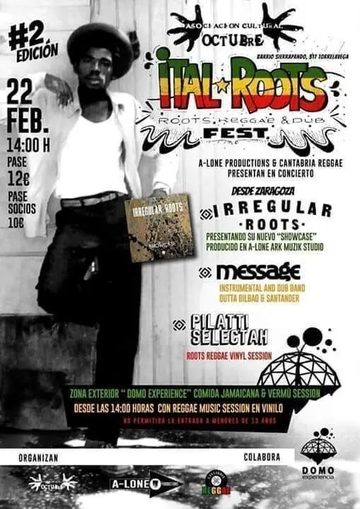 Cartel del festival Ital Roots