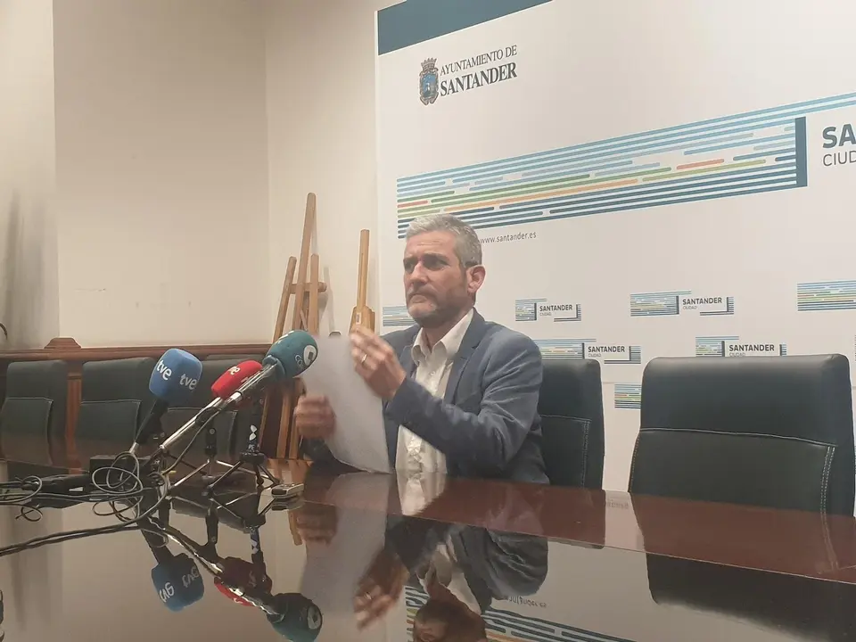 El portavoz del equipo de Gobierno de Santander, Javier Ceruti