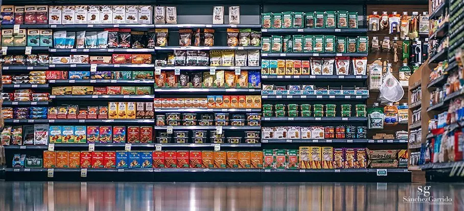 lineal de un supermercado