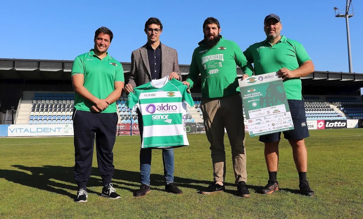 Presentaci&oacute;n partido rugby Aldro Energ&iacute;a Independiente y Bathco