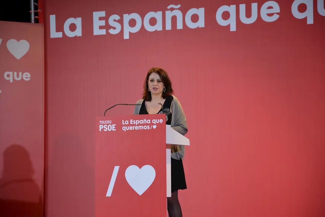 La vicesecretaria general y portavoz del Grupo Socialista en el Congreso, Adriana Lastra