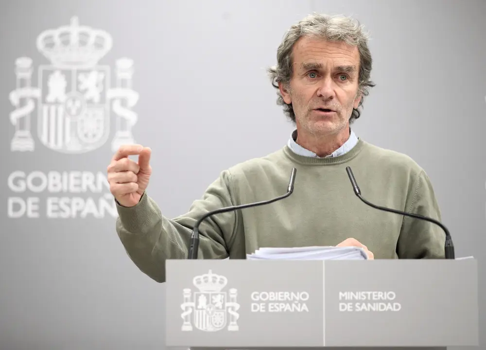 El director del Centro de Coordinaci&oacute;n de Alertas y Emergencias Sanitarias, Fernando Sim&oacute;n  