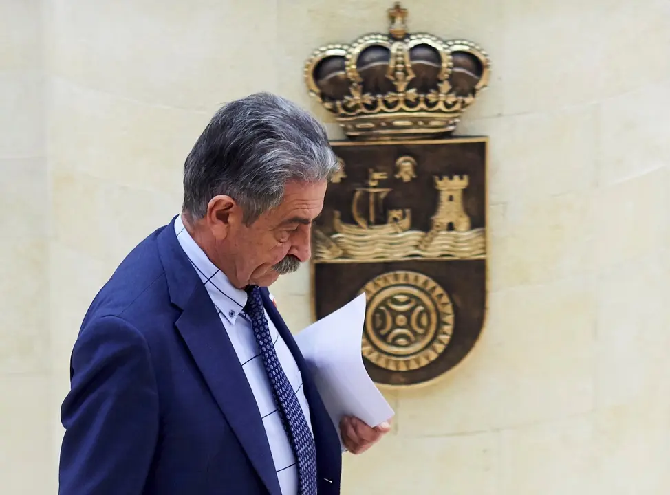 El presidente de Cantabria y secretario general del PRC, Miguel Angel Revilla