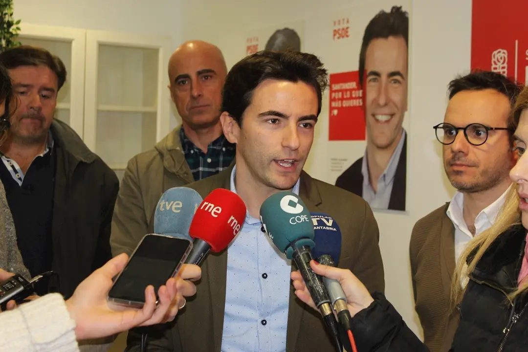 Declaraciones de Pedro Casares, portavoz PSOE Santander
