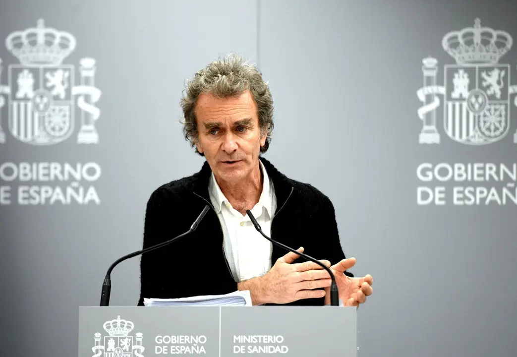 El director del Centro de Coordinaci&oacute;n de Alertas y Emergencias Sanitarias, Fernando Sim&oacute;n, comparece en rueda de prensa tras la reuni&oacute;n del Comit&eacute; de Seguimiento del Coronavirus. Ministerio de Sanidad.