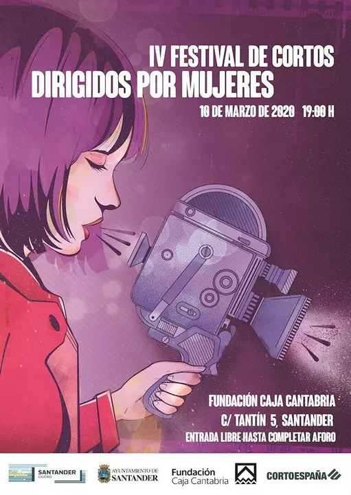 Cartel Festival Cortos Dirigidos Por Mujeres