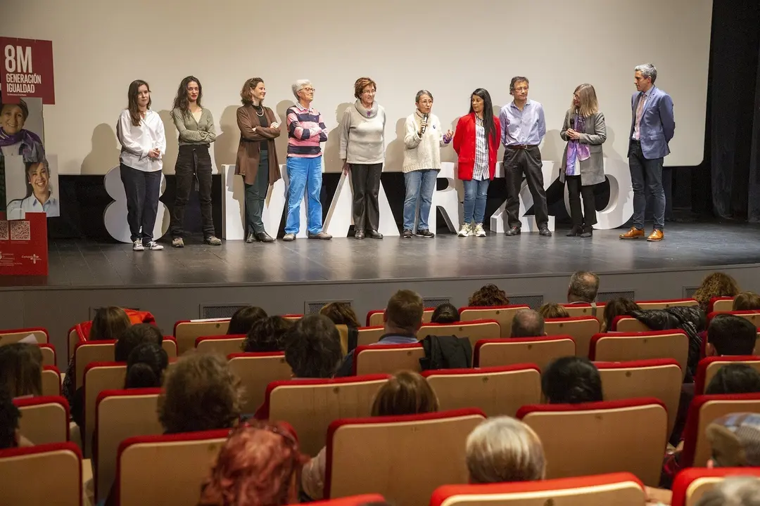 El vicepresidente de Cantabria, Pablo Zuloaga, en la presentaci&oacute;n de las actividades por el 8M