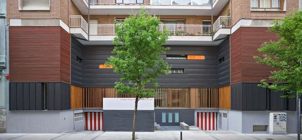 Fachada Colegio de M&eacute;dicos de Cantabria