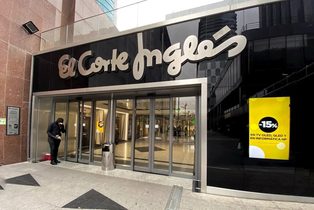 Entrada a los almacenes de El Corte Ingl&eacute;s de Nuevos Ministerios, en Madrid (Espa&ntilde;a) a 30 de enero de 2020.