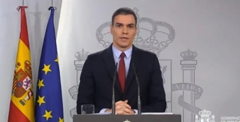Comparecencia de Pedro S&aacute;nchez tras el Consejo de Ministros extraordinario.