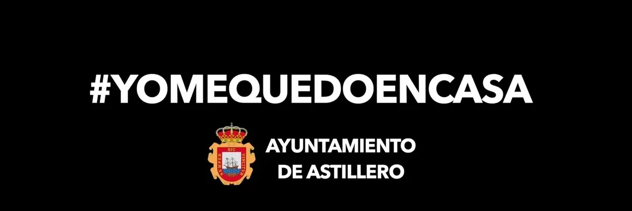 Imagen final del v&iacute;deo del Ayuntamiento de Astillero por el coronavirus