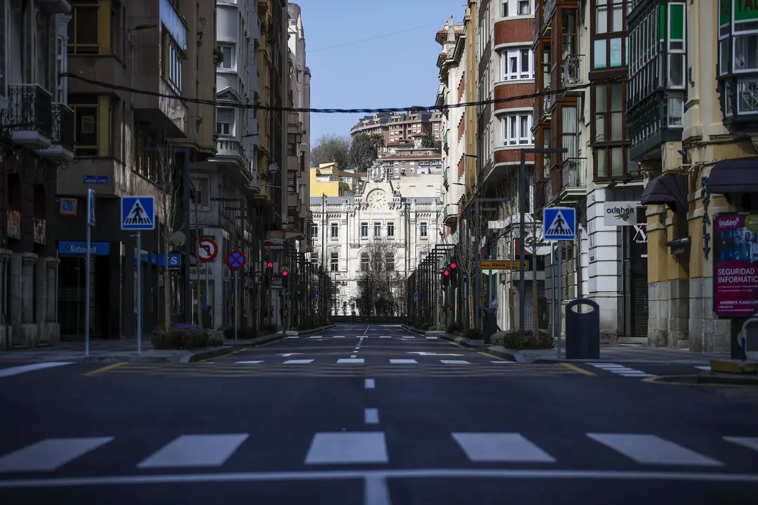 DAVID S. BUSTAMANTE 15/03/2020 SANTANDER/ CANTABRIA Situaci&oacute;n de Santander tras decretar el Presidente del Gobierno de Espa&ntilde;a el Estado de Alerta por el Coronavirus COVID-19