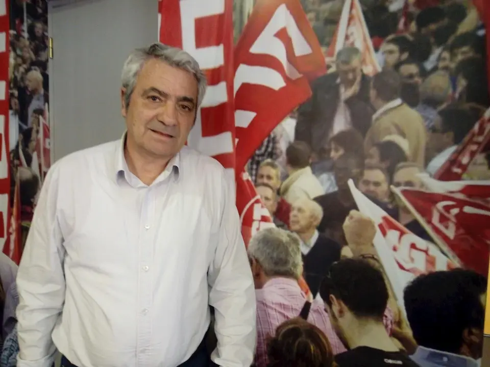 Carlos S&aacute;nchez, secretario general de CCOO Cantabria