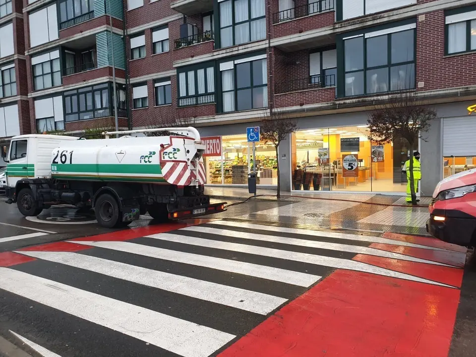 Desinfecci&oacute;n en Bezana