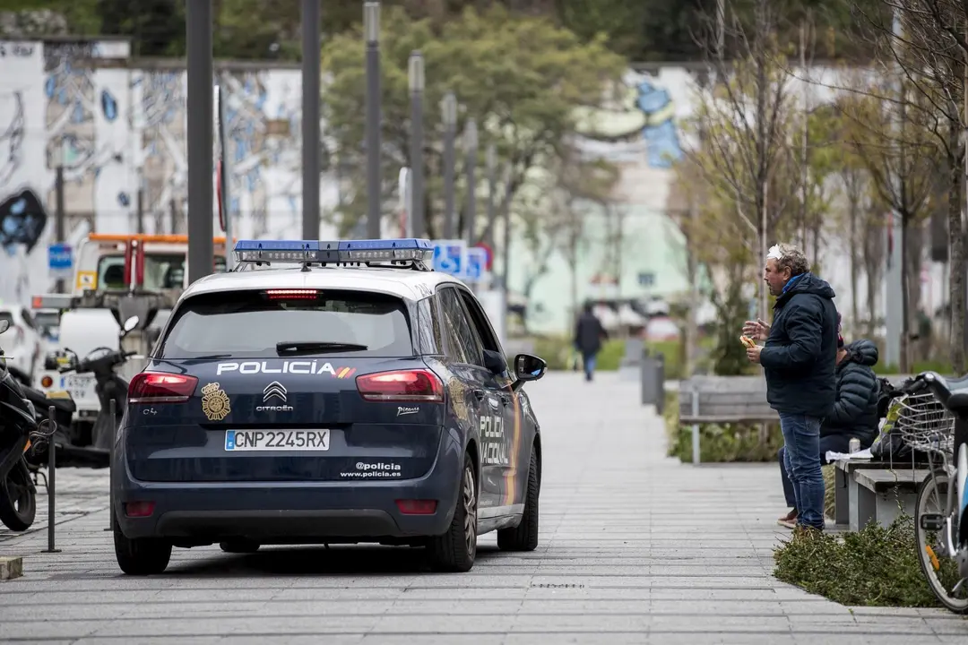 DAVID S. BUSTAMANTE 17/03/2020 SANTANDER/ CANTABRIA La Unidad Militar de Emergencias UME realiza apoyo de seguridad en Santander tras decretarse el Estado de Alerta en Espa&ntilde;a por el Coronavirus COVID-19 