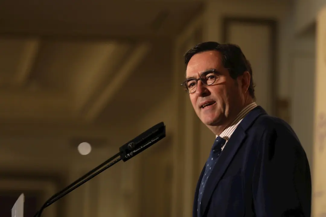 El presidente de la CEOE, Antonio Garamendi