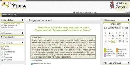 Plataforma Yedra, Educaci&oacute;n, Internet