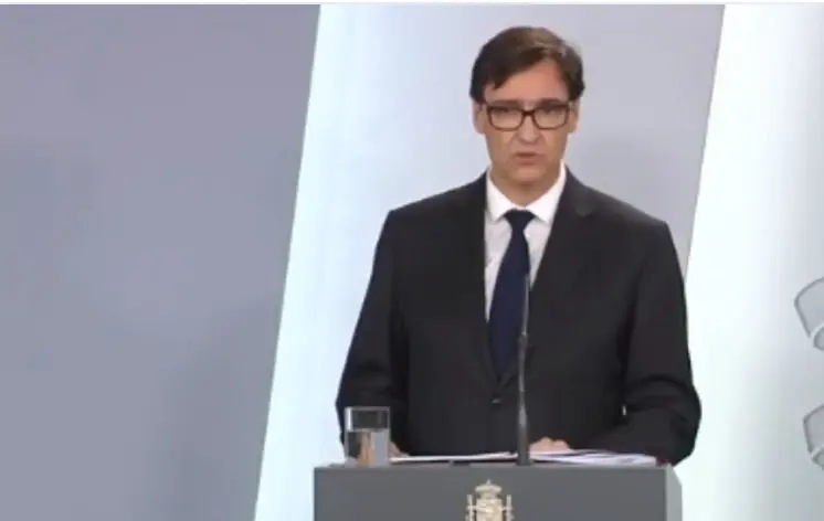 Rueda de prensa telem&aacute;tica del ministro de Sanidad, Salvador Illa