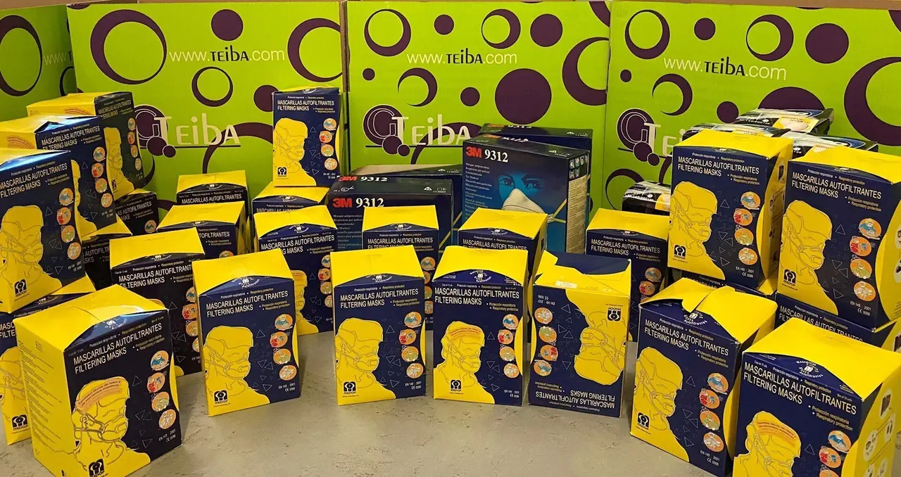 Mascarillas del Grupo Teiba