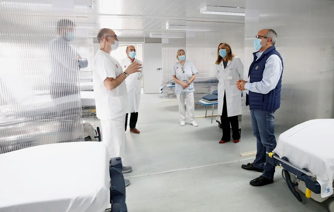 Puesto triaje coronavirus del Hospital Laredo