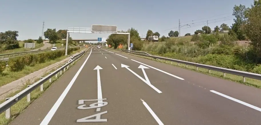 Estaci&oacute;n de medici&oacute;n de tr&aacute;fico de la DGT en la A-67