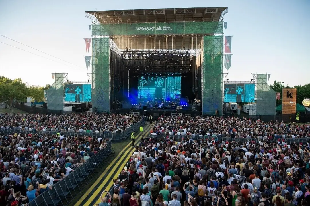 Imagen del festival Bilbao BBK Live durante uno de sus conciertos