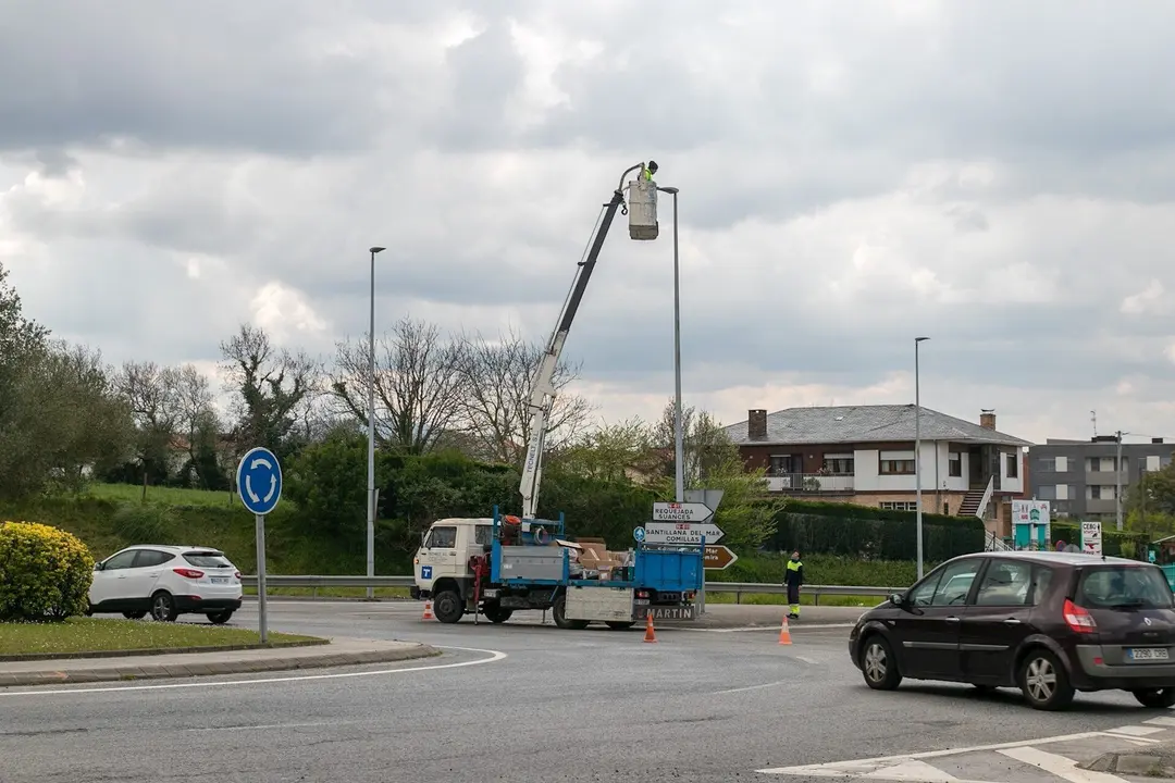 Cambio de luminarias en Polanco