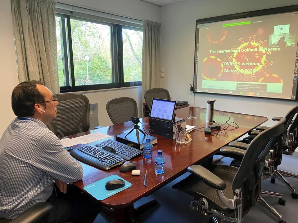 El vicesecretario del Consejo General de Enfermer&iacute;a, Jos&eacute; Luis Cobos.