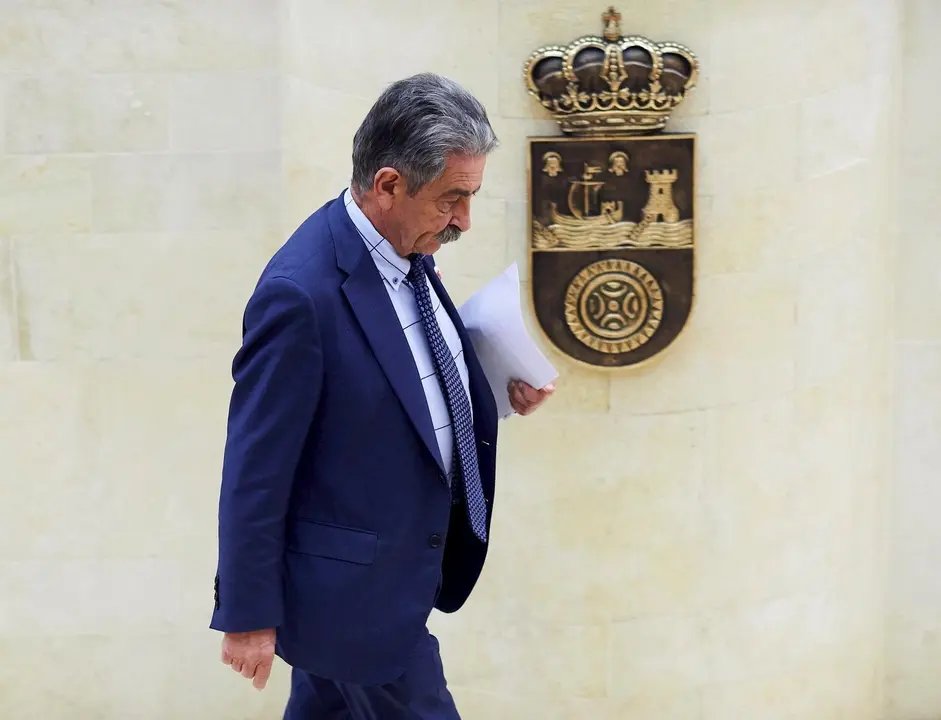 El presidente de Cantabria y secretario general del PRC, Miguel Angel Revilla, en el Parlamento 