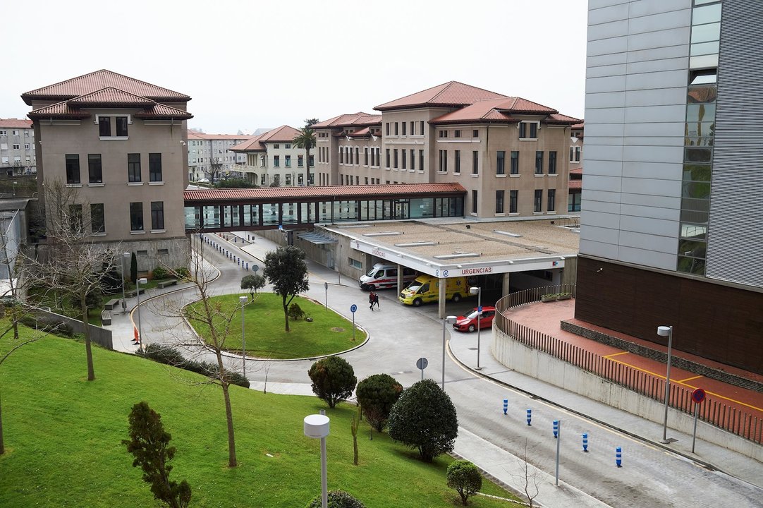 Vista general del Hospital Universitario Marqués de Valdecilla, 