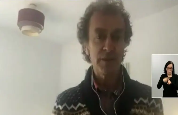 Videoconferencia del director del Centro de Coordinaci&oacute;n de Alertas y Emergencias Sanitarias del Ministerio, Fernando Sim&oacute;n, tras dar positivo en coronavirus