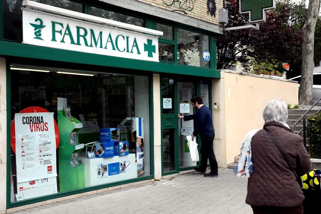 Farmacia durante estado de alarma. Archivo