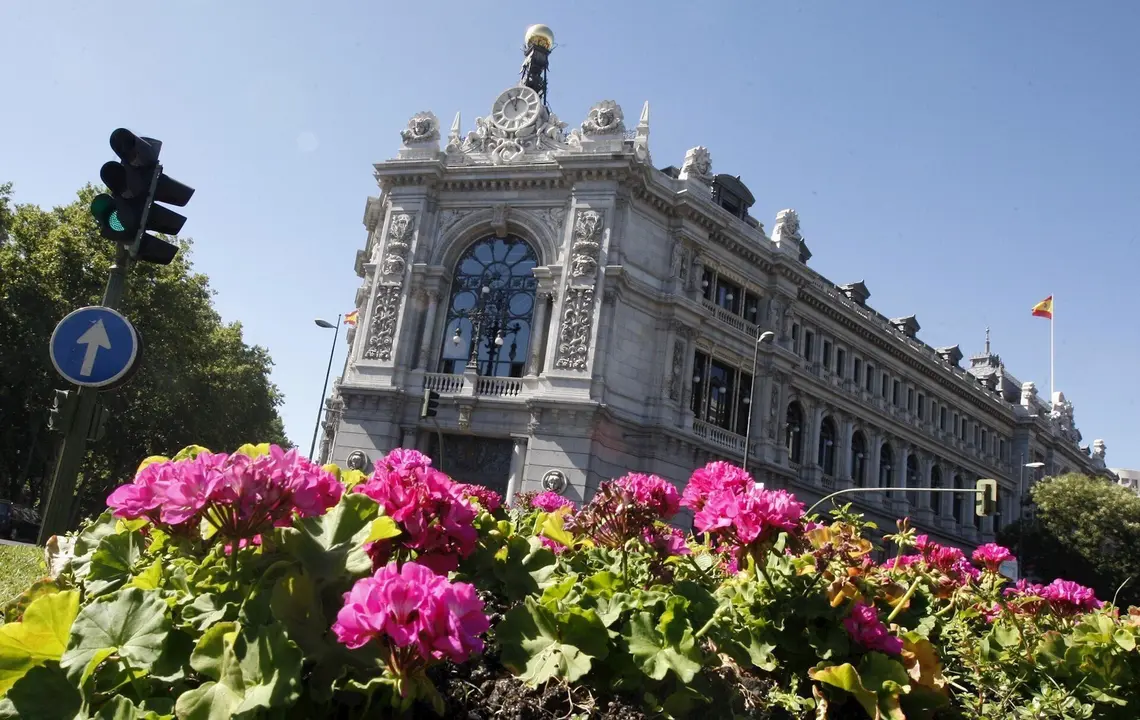 Fachada de la sede del Banco de Espa&ntilde;a en Madrid