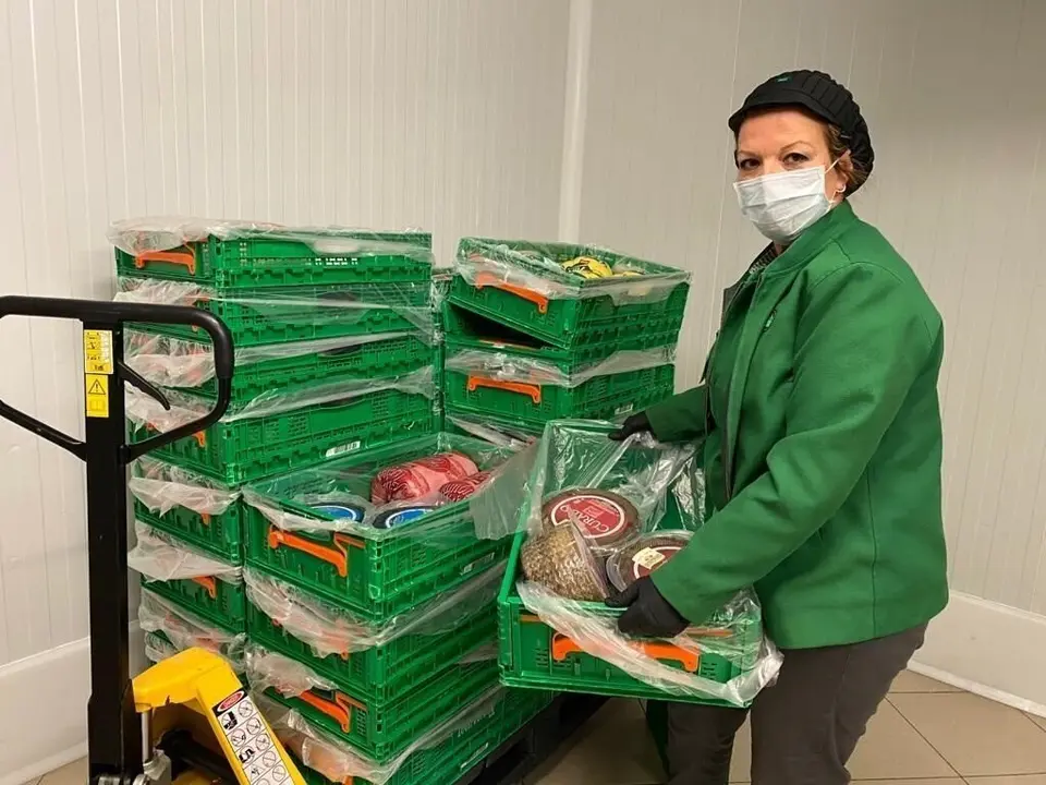 Trabajadora de Mercadona