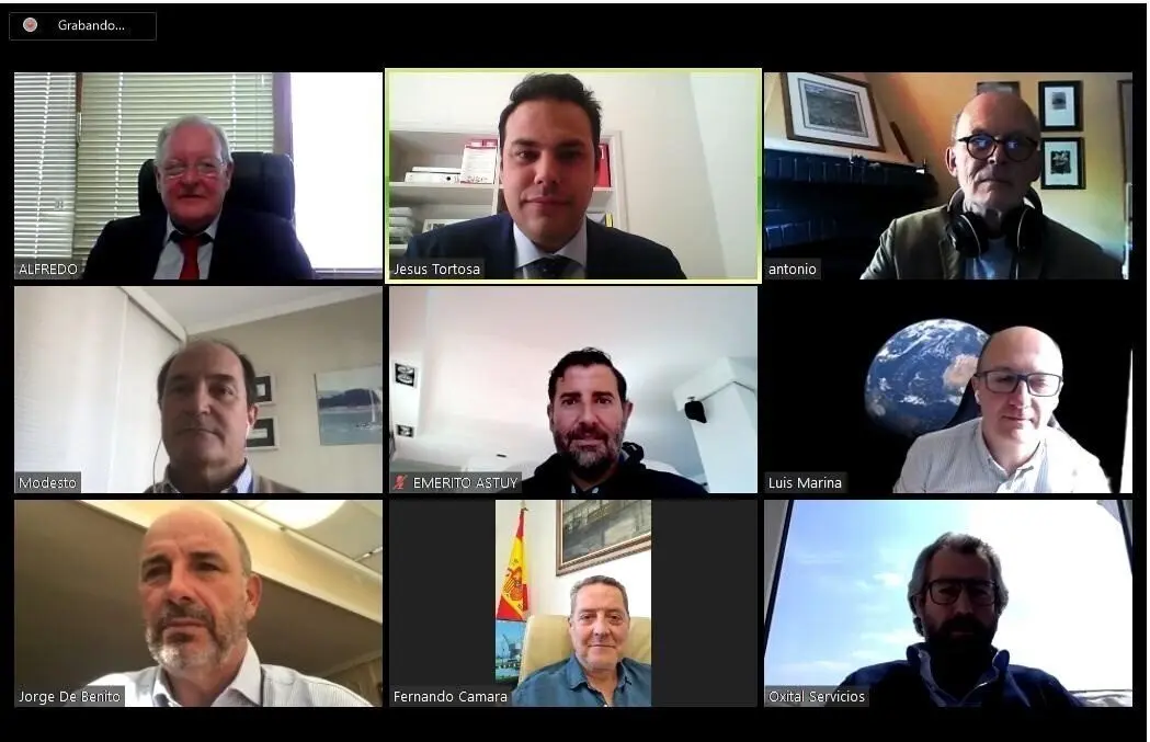 Reuni&oacute;n del comit&eacute; de la C&aacute;mara por videoconfencia