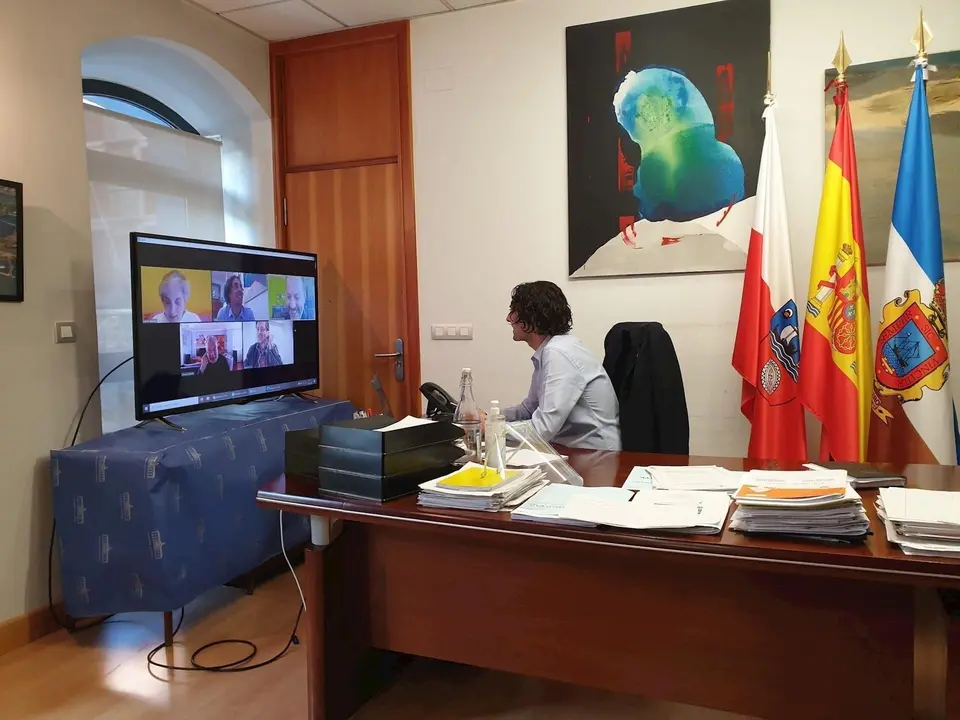 Videoconferencia Javier Fern&aacute;ndez Sober&oacute;n