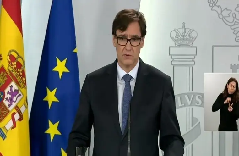 Rueda de prensa del ministro de Sanidad, Salvador Illa